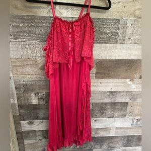 Ladies red nightie